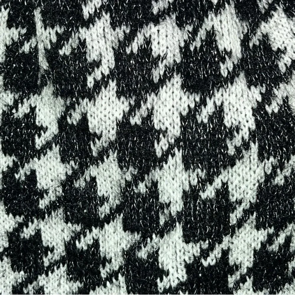 Ashley Stewart Metallic Houndstooth Infinity Scarf